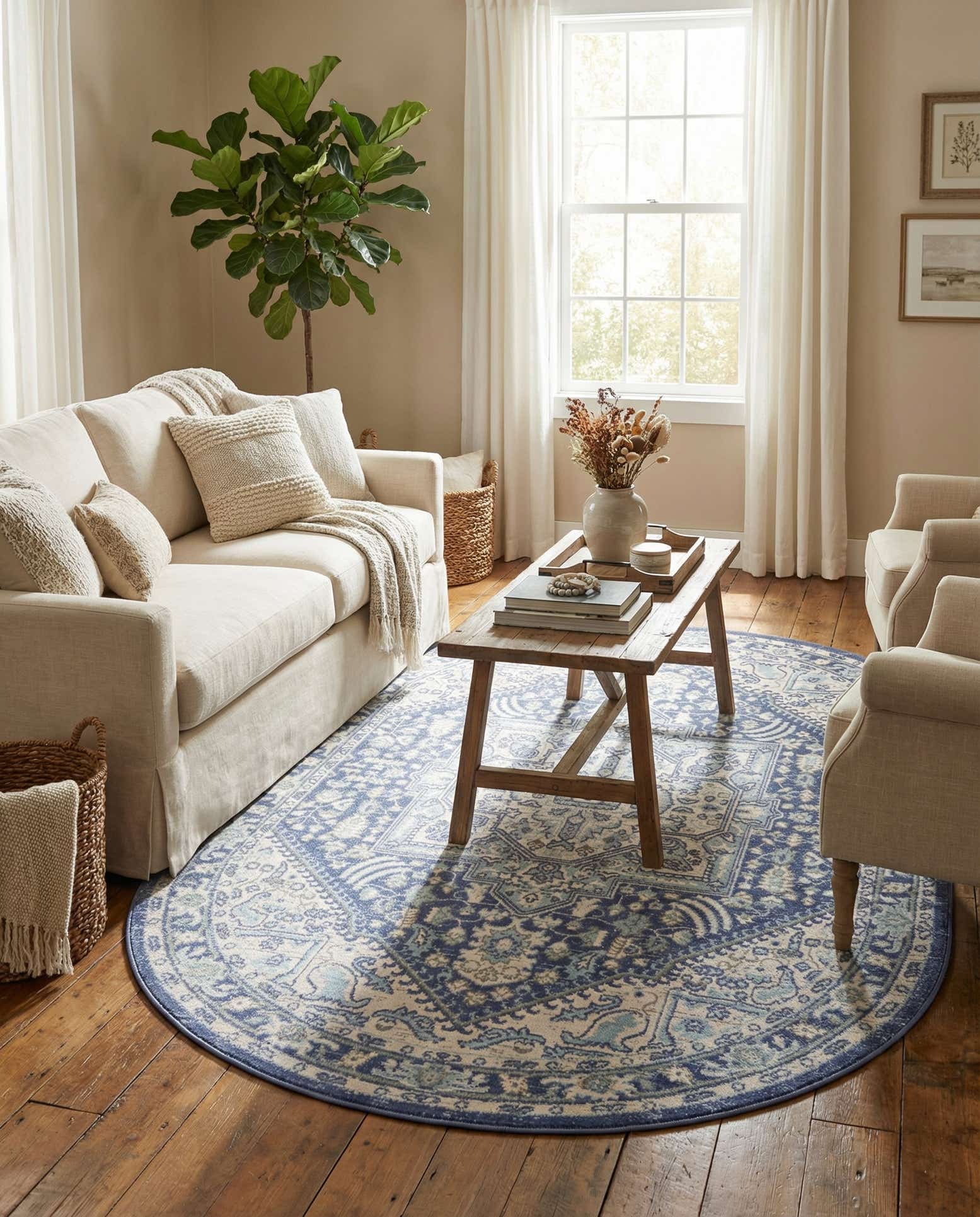 5' x 8' Whitney Oval Rug