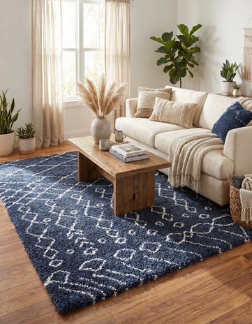 8' x 10' Moroccan Shag Rug