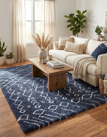 8' x 10' Moroccan Shag Rug