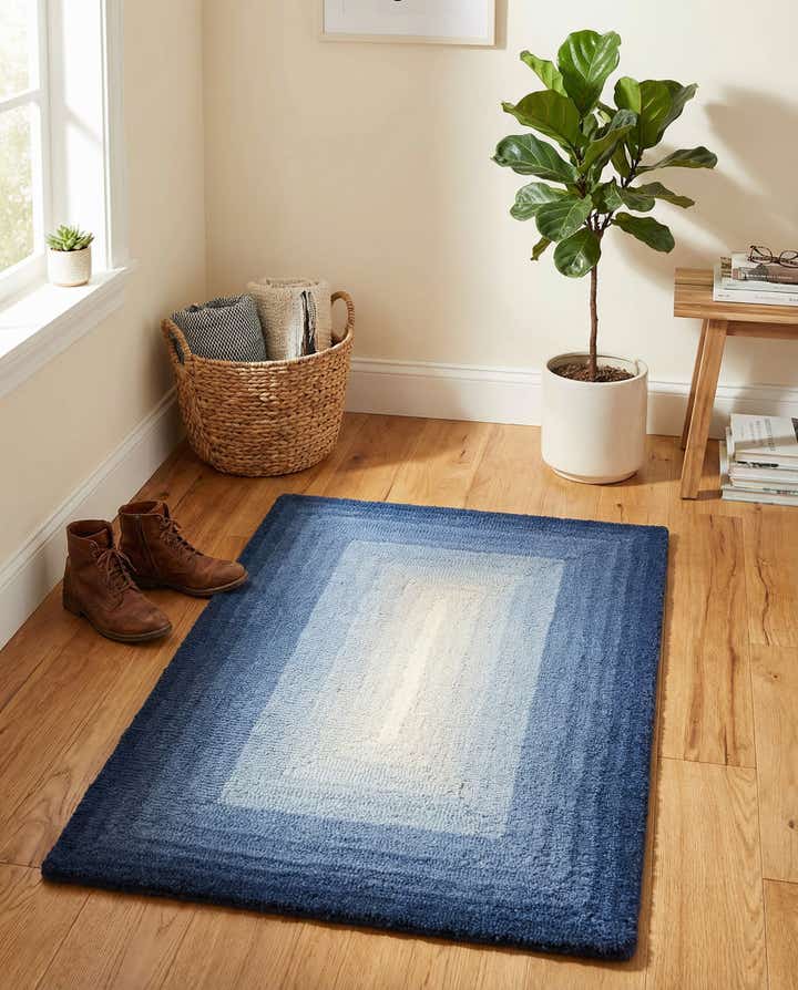 2' x 3' 1 Ombre Wool Rug