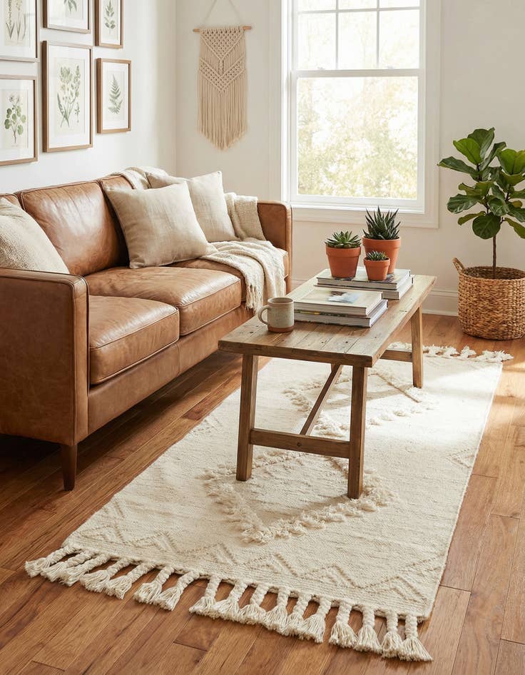 Detail image of 3' 3 x 5' 1 Hand Woven Arizona Wool Rug