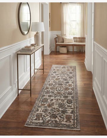 Ivory Grand Tradition Runner Rug