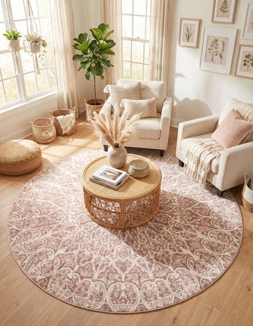 8' x 8' Monte Carlo Round Rug