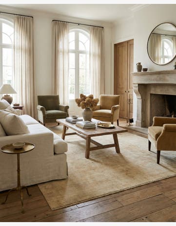 8' 4 x 9' 8 Hand Knotted Oushak Wool Rug