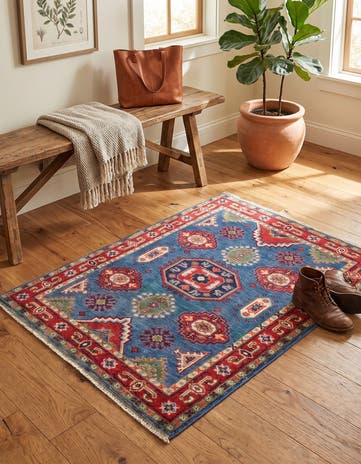2' 9 x 3' 9 Hand Knotted Kazak Rug