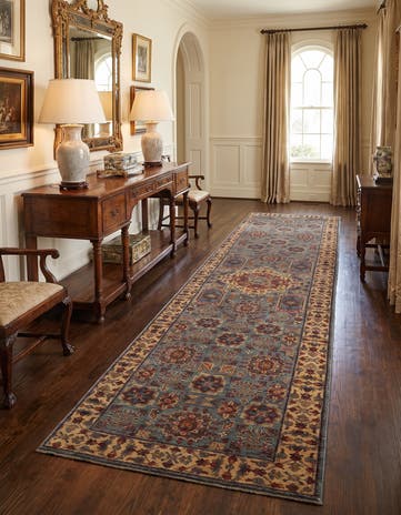 2' 9 x 10' 1 Hand Knotted Mamluk Ziegler Runner Rug