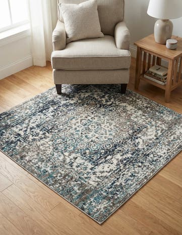 4' x 4' Arlington Square Rug