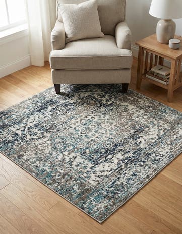 4' x 4' Arlington Square Rug