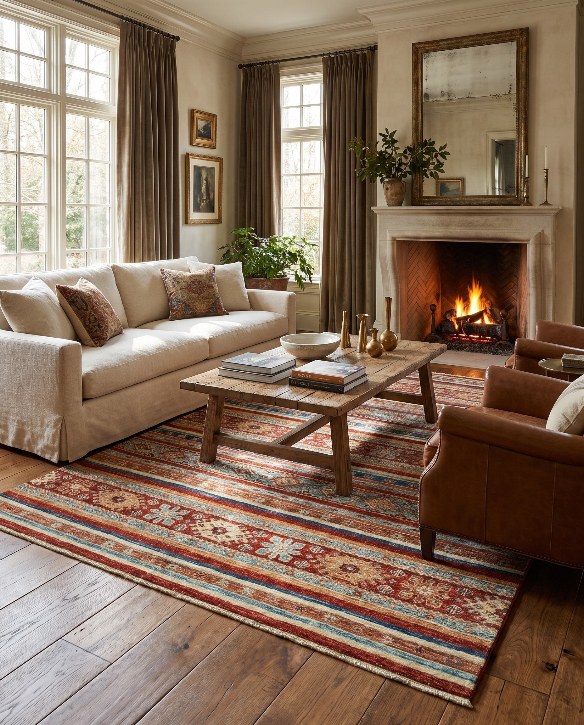5' x 6' 8 Hand Knotted Ariana Ziegler Rug