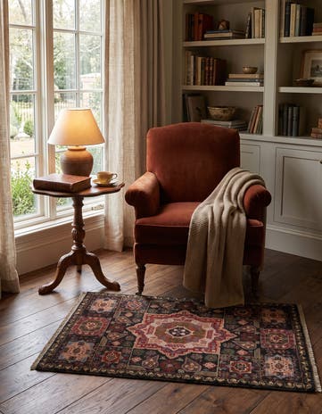 2' x 3' Hand Knotted Mamluk Ziegler Rug
