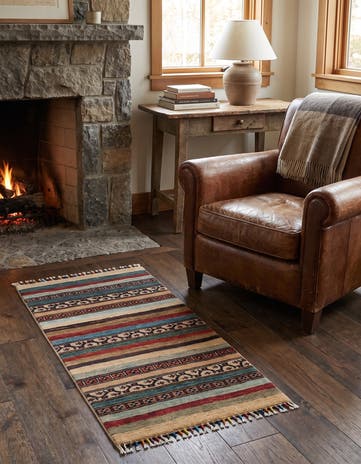 1' 8 x 3' 3 Hand Knotted Kazak Rug