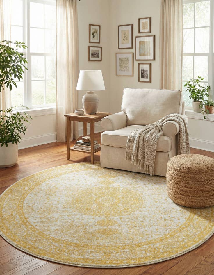 Detail image of 7' 10 x 7' 10 Dover Round Rug