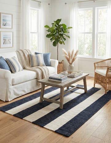 4' 1 x 6' 1 Hand Woven Jill Zarin Hamptons Rug