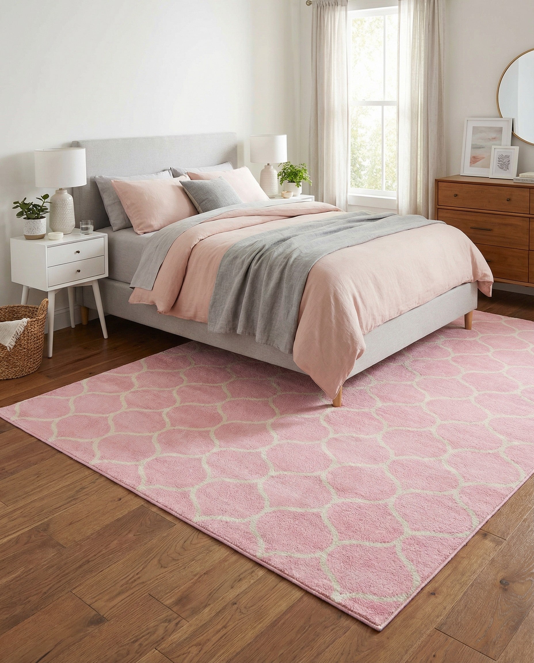 7' 10 x 10' Lattice Frieze Rug