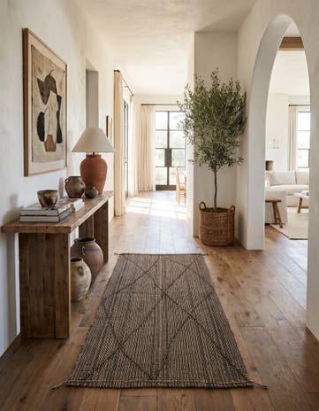 6' x 12' 2 Hand Knotted Moroccan Wool Runner Rug