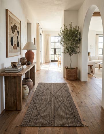 6' x 12' 2 Hand Knotted Moroccan Wool Runner Rug