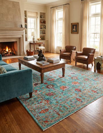 6' 8 x 9' 10 Hand Knotted Ariana Ziegler Rug