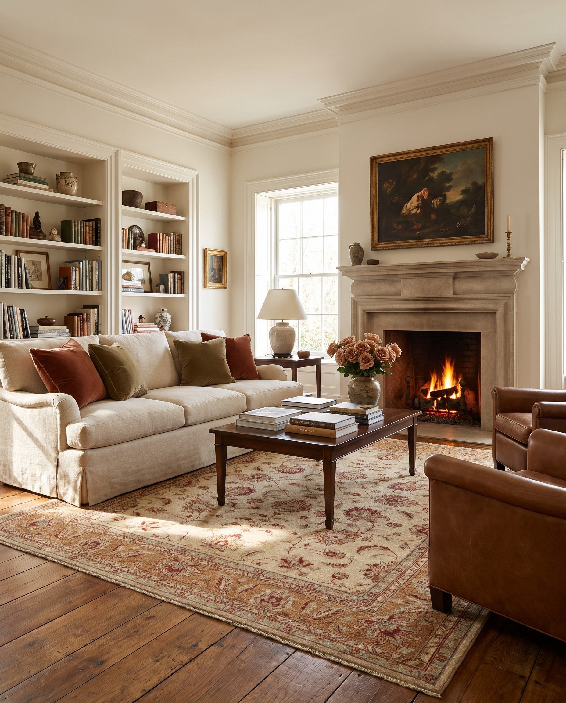 8' 4 x 10' 4 Hand Knotted Ziegler Rug