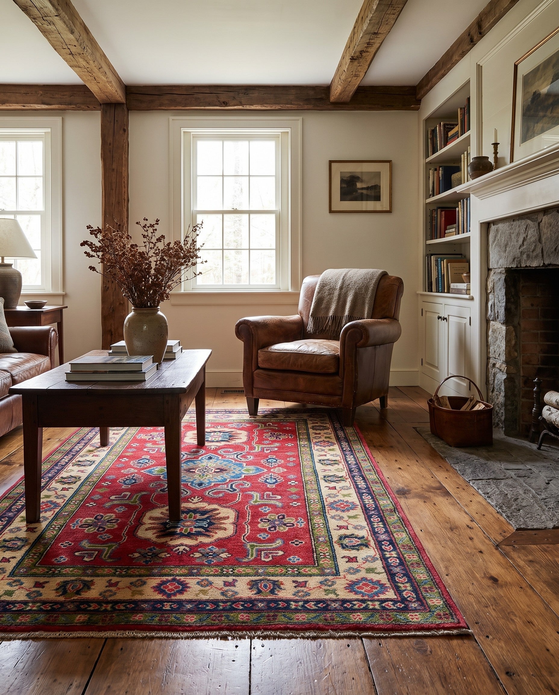 3' 10 x 6' Hand Knotted Kazak Rug