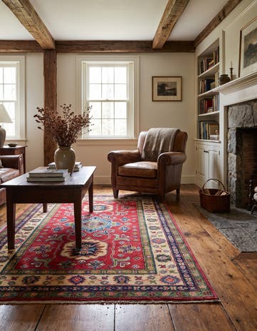 3' 10 x 6' Hand Knotted Kazak Rug