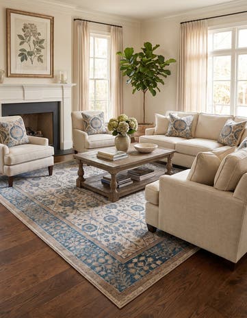 Cream Viola Rug