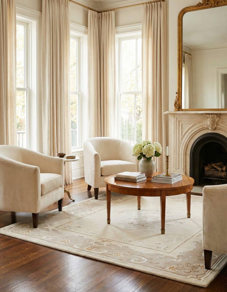 Detail image of 4' 2 x 6' 3 Darya Rug