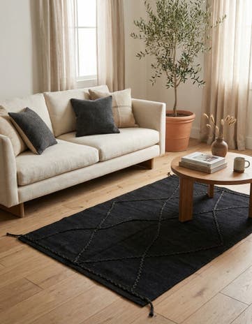3' 6 x 5' Hand Knotted Moroccan Wool Rug