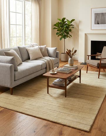 4' 7 x 5' 11 Hand Knotted Modern Ziegler Rug