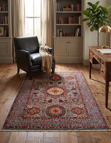 3' 7 x 5' Hand Knotted Mamluk Ziegler Rug