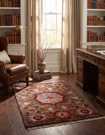 2' 1 x 3' 1 Hand Knotted Mamluk Ziegler Rug