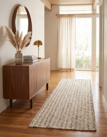 3' x 8' 2 Hand Knotted Moroccan Wool Runner Rug