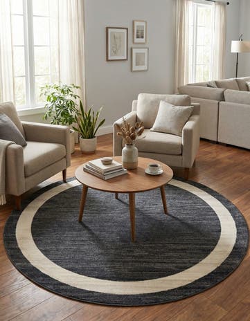 7' 10 x 7' 10 Angelica Round Rug