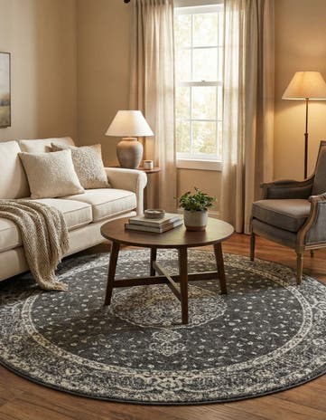 5' 3 x 5' 3 Dover Round Rug