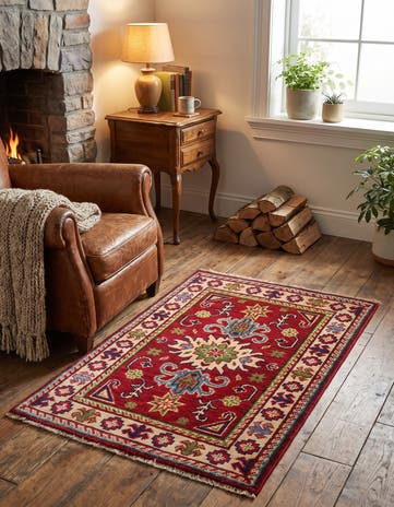 2' 1 x 3' 1 Hand Knotted Kazak Rug