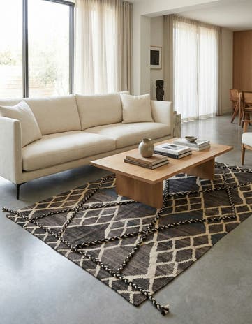 4' x 6' Hand Woven Kilim Modern Wool Rug