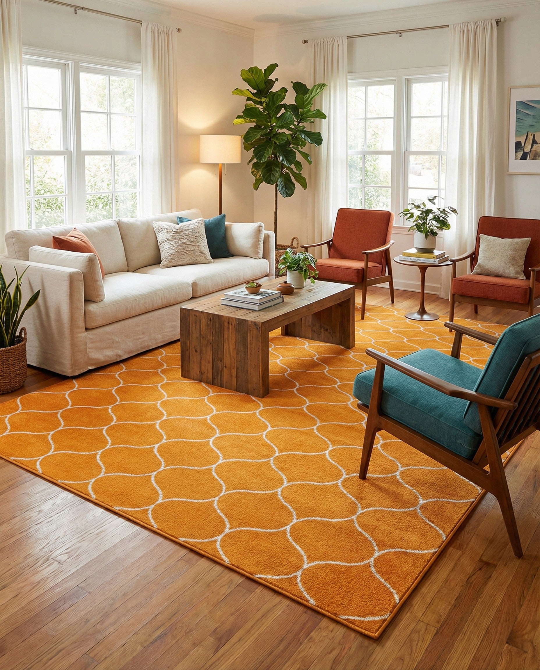 10' x 14' Trellis Frieze Rug