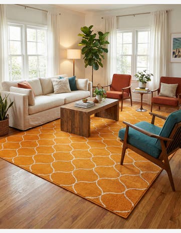 10' x 14' Trellis Frieze Rug