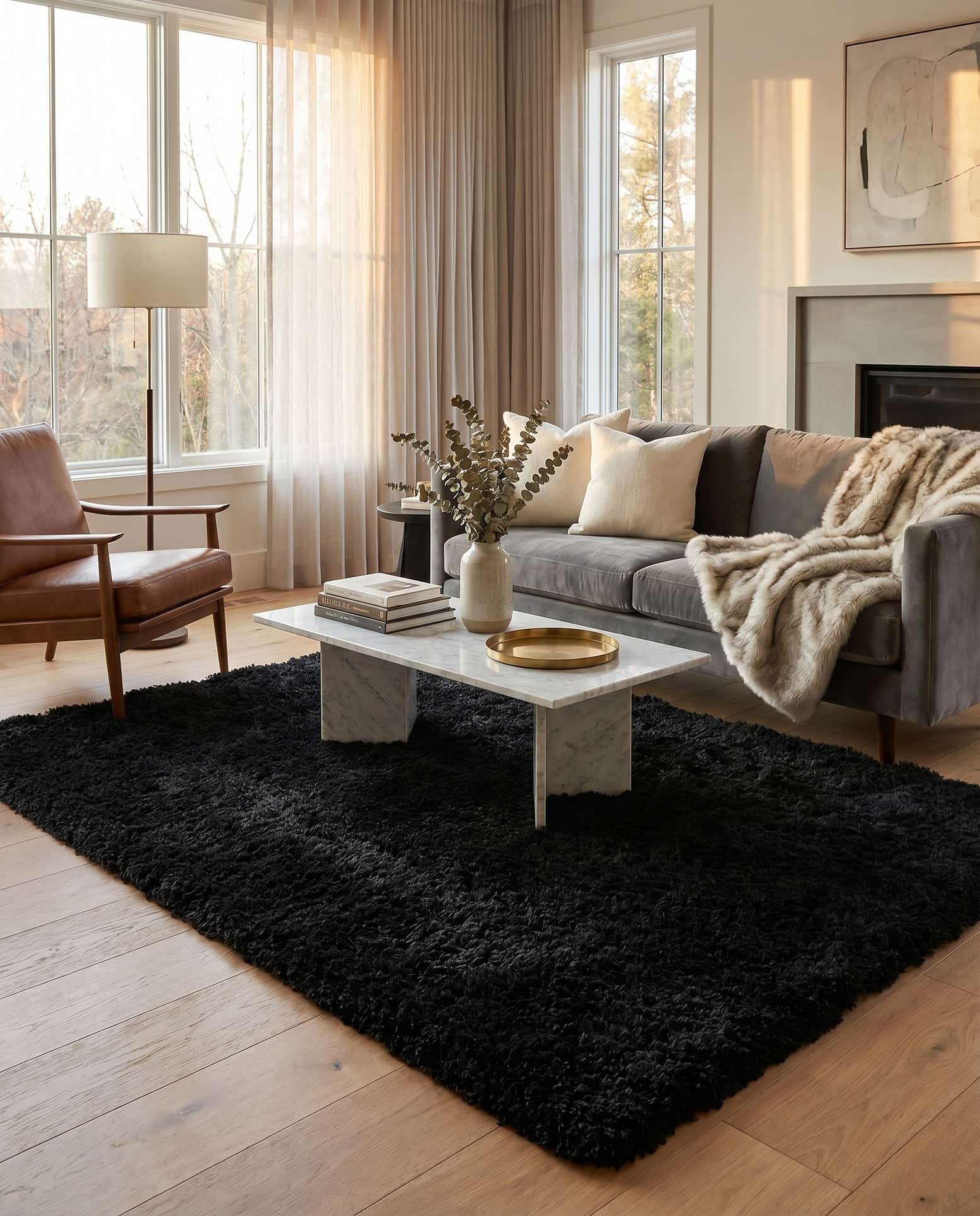 5' x 7' Infinity Shag Rug