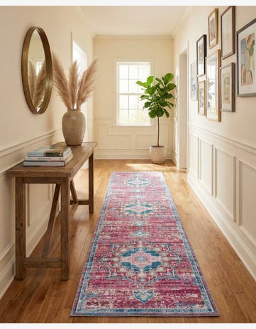 2' x 9' 10 Washable Francesca Runner Rug