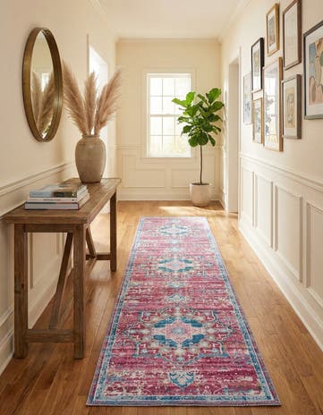 2' x 9' 10 Washable Francesca Runner Rug