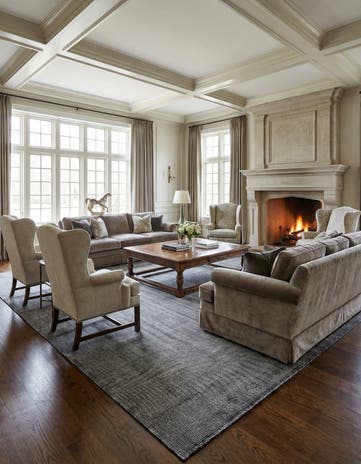 13' 1 x 18' 1 Hand Woven Jill Zarin English Manor Wool Rug