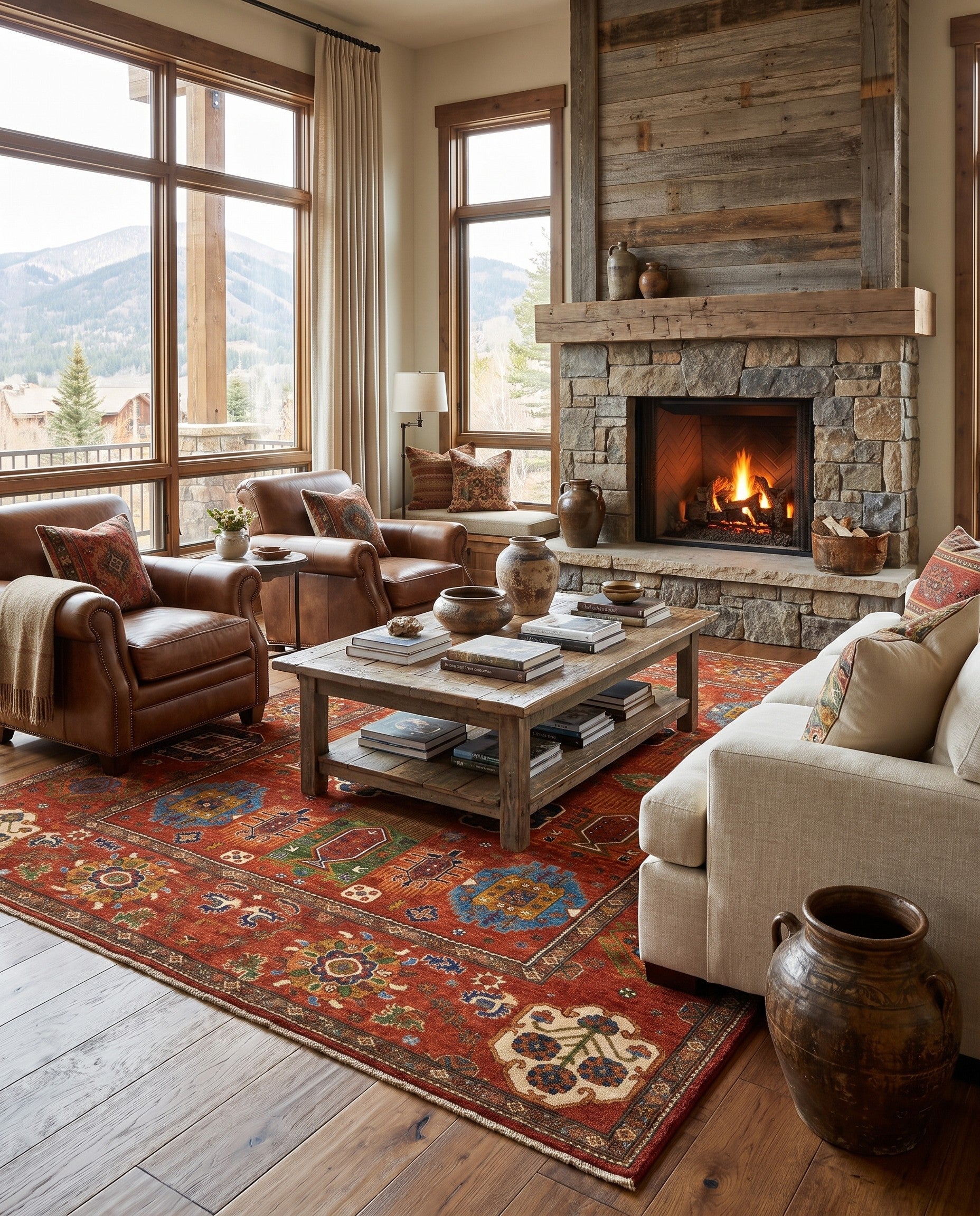 8' 11 x 11' 9 Hand Knotted Kazak Rug
