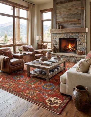 8' 11 x 11' 9 Hand Knotted Kazak Rug