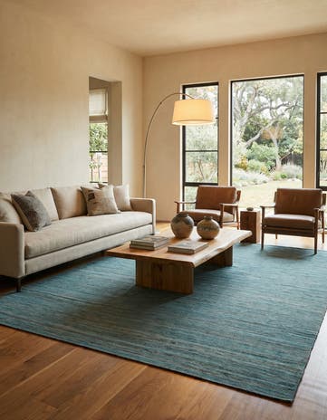 6' 9 x 9' 6 Hand Woven Kilim Modern Wool Rug