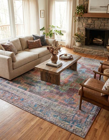 10' 6 x 13' Washable Maahru Rug