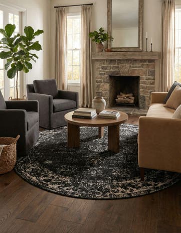 7' 10 x 7' 10 Monte Carlo Round Rug