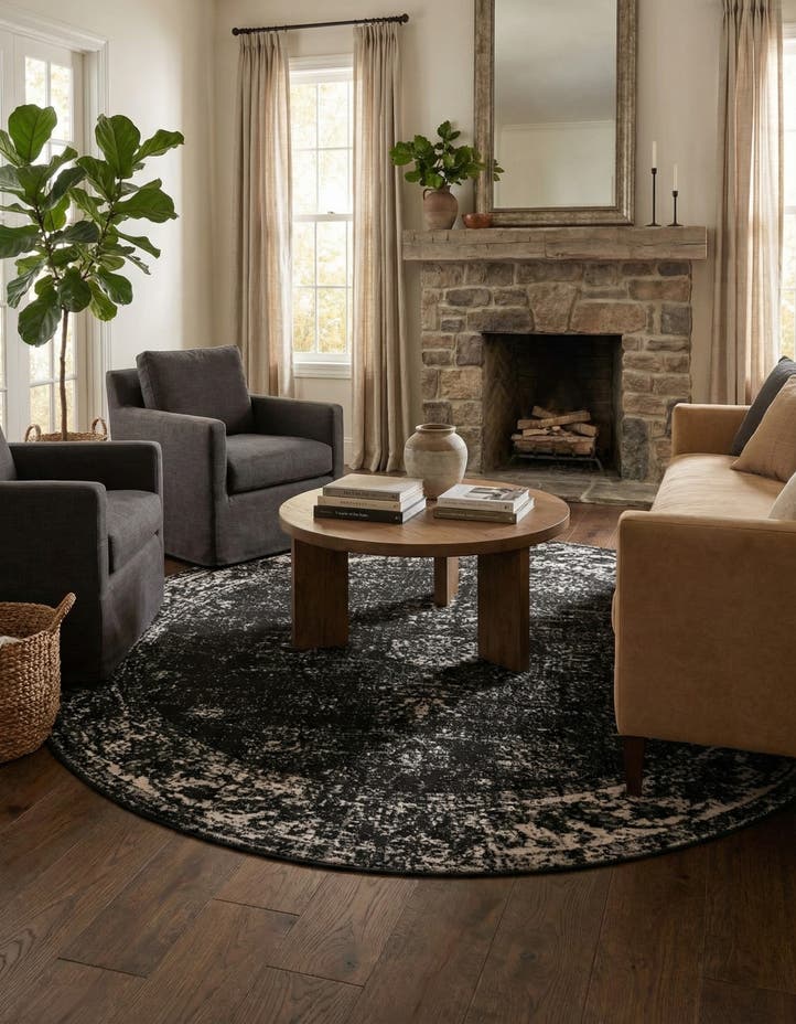 7' 10 x 7' 10 Monte Carlo Round Rug