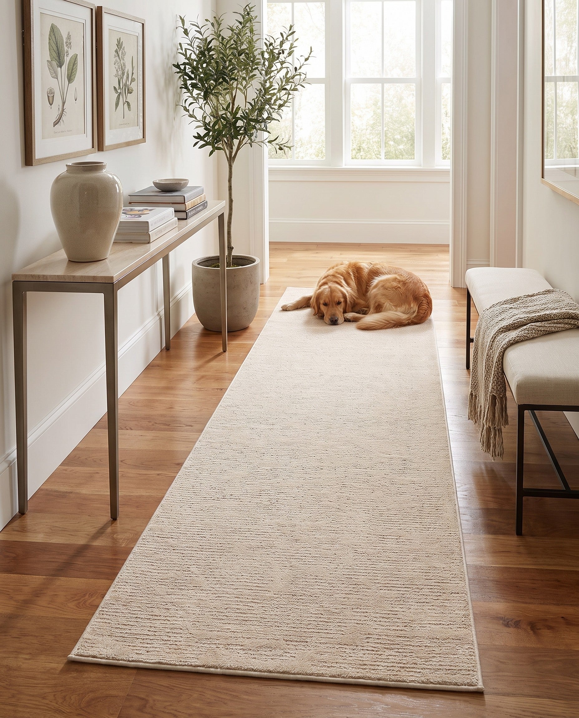 Beige Essence Runner Rug
