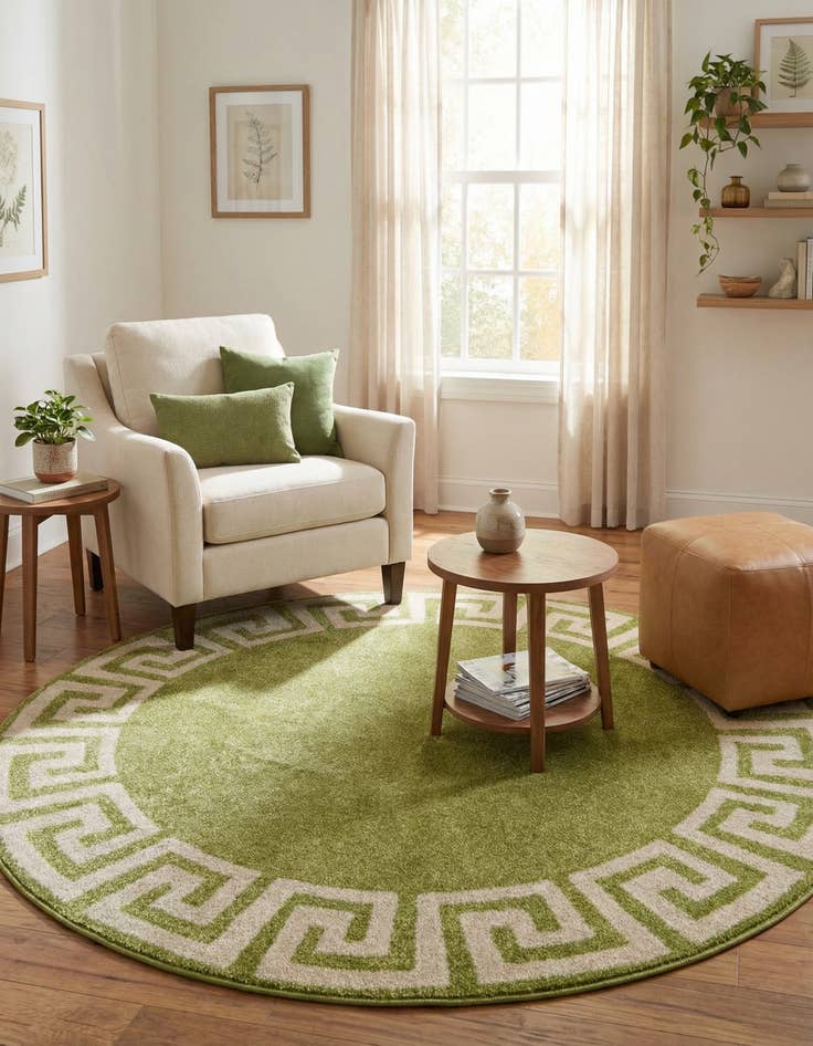 Detail image of 6' x 6' Hera Round Rug