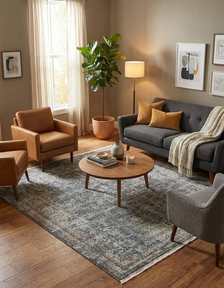 Detail image of 8' x 8' Havana Square Rug